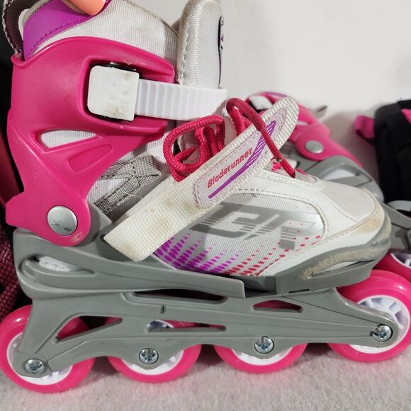 Bladerunner Phoenix Girls Adjustable Inline Rollerblade Size 12J / 2Y Bag/Pads - Picture 9 of 16